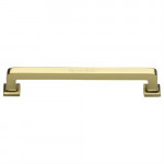 M Marcus Heritage Brass Square Vintage Design Cabinet Pull 254mm Centre to Centre